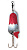 Блесна Dam FZ Standart Spoon Glitter 10см 60г