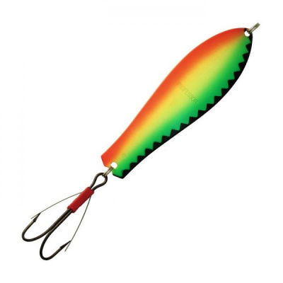 Блесна Kuusamo Professor 2, Weedless, 90/18, BL/GR/FYe/FR-S, (незацепляйка)