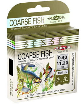 Леска Mikado Sensei Coarse Fish 150м (0.30mm)