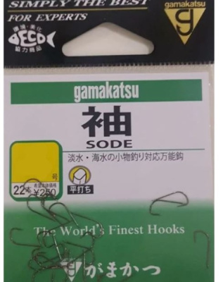 Крючок одинарный Gamakatsu Sode Крючок одинарный Gamakatsu Sode