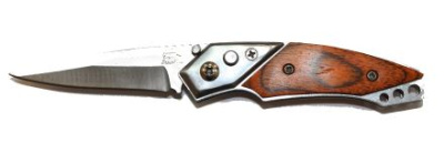 Нож складной Stainless малый дерево 