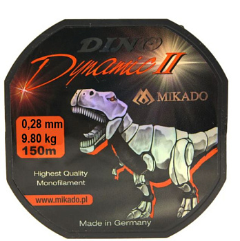 Леска Mikado Dino Dynamic II 150м (0.28mm)