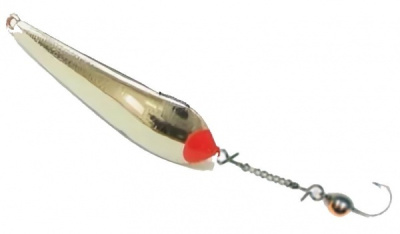 Блесна Пирс зимняя Окунёвая малая с мормышкой на цепочке 3г Блесна Пирс зимняя Окунёвая малая с мормышкой на цепочке 3г