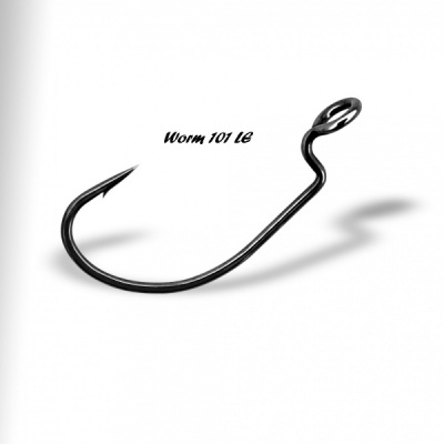 Крючки Gurza Worm 101 LE, №2 BN (офсет) (6шт) Крючки Gurza Worm 101 LE, №2 BN (офсет) (6шт)