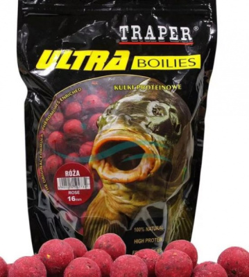 Бойлы Traper Ultra Róża 16мм 1кг