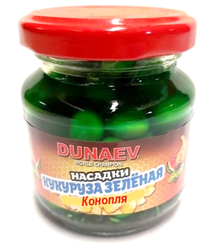 Насадка стеклобанка Dunaev Кукуруза Зеленая 100мл (Конопля)