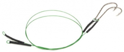 Набор поводков стальных Namazu Leader 1x7 Nylon Coated Green 15-20-25см 18кг