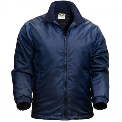 Куртка Таффета на молнии с двумя карманами темно-синяя Куртка Таффета на молнии с двумя карманами темно-синяя