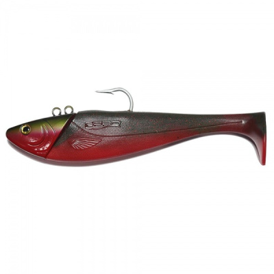 Приманка силиконовая SPRO Mega Jig Shad 470г, 24см, Redfish (2шт)