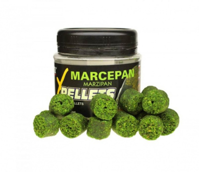 Пеллеты Traper Method Feeder, 4mm, 500g, Marcepan zielony