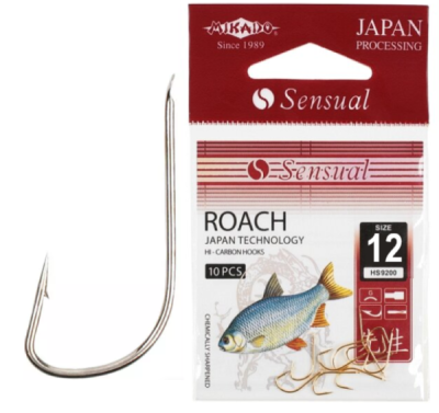 Крючок одинарный Mikado Sensual Roach NI №12