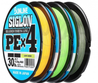 Плетеный шнур Sunline Siglon Pe x4 300м¶ Плетеный шнур Sunline Siglon Pe x4 300м¶