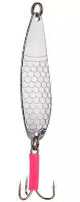Блесна колеблющаяся Mikado Tramp Silver №4 8.4см 22г