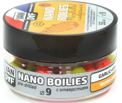 Нано бойлы с отверствием VAN DAF 9мм¶ Нано бойлы с отверствием VAN DAF 9мм¶