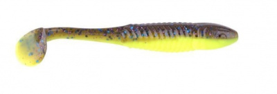 Приманка силиконовая SPRO BBony Shad, 9см, Chartreuse Belly (6шт)