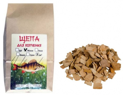 Щепа для копчения Яблоня 3 куб дм Щепа для копчения Яблоня 3 куб дм