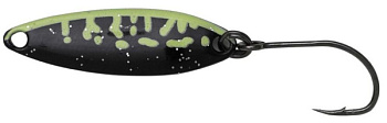 Блесна Dam FZ Pro Trout Spoon №4 2,5см 2,1г (Chartreuse Black, UV)