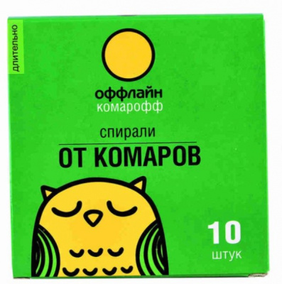 Спираль Комарофф Длительно от комаров и мошек