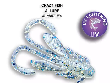 Приманка силиконовая Crazy Fish Allure 1.6'' 4см  (23-40-40-6)
