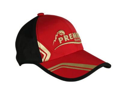 Бейсболка Premier цвет черный/красный