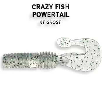Приманка силиконовая Crazy Fish Powertail 2.8" (4-70-7-6)