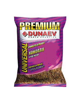 Прикормка Dunaev Premium 1кг (Универсальная Конопля)