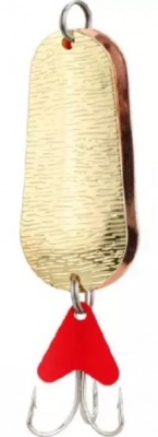 Блесна колеблющаяся Mikado Trython Double (Gold/Copper), №4, 25g, 5cm, (5шт/уп.)