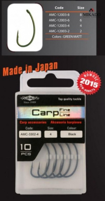 Крючки Mikado Matt Green With Double Coat Nickel+Teflon (10шт) Крючки Mikado Matt Green With Double Coat Nickel+Teflon (10шт)