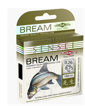 Леска Mikado Sensei Bream 150м (0.26mm)