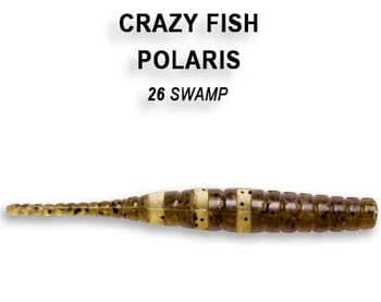 Приманка силиконовая Crazy Fish Polaris 1.8" 4,5см  (5-45-26-6)