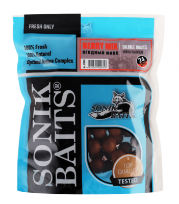 Бойлы Greenfishing  пылящие, 24мм, 750гр, Berry Mix (Ягодный микс) Бойлы Greenfishing  пылящие, 24мм, 750гр, Berry Mix (Ягодный микс)