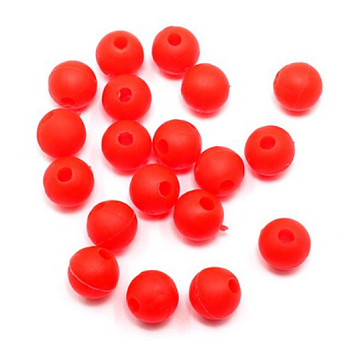 Бусина фидерная Namazu Soft Beads PVC d6,0мм круглая  (Флуоресцентный Красный)