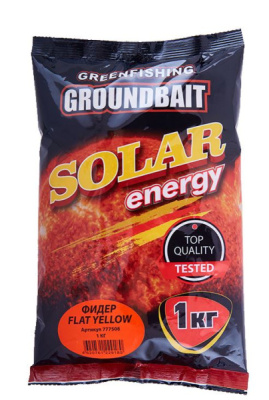 Прикормка Greenfishing  Solar Energy Фидер Flat 1 кг Прикормка Greenfishing  Solar Energy Фидер Flat 1 кг
