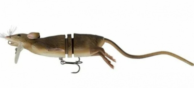 Воблер Мышь поппер с тройником №2 18г Воблер Мышь поппер с тройником №2 18г