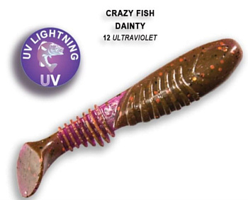 Приманка силиконовая Crazy Fish Dainty 3.3'' 8,5 см (25-85-12-6)