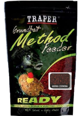 Прикормка Traper Method Feeder Ready Morwa czerwona 750г Прикормка Traper Method Feeder Ready Morwa czerwona 750г