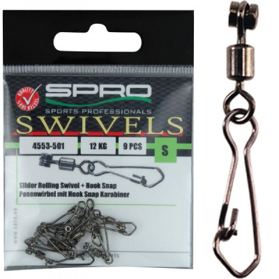 Вертлюг Spro Sllider M 15кг Вертлюг Spro Sllider M 15кг