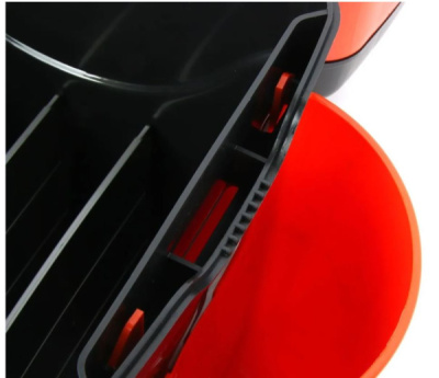 Ящик зимний Helios FishBox двухсекционный оранжевый с двумя стаканами 10л