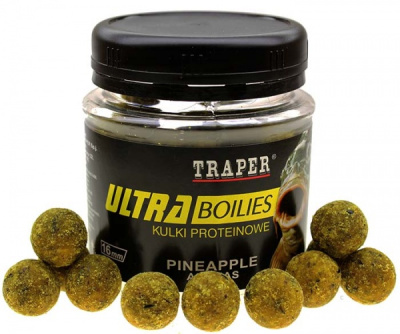 Бойлы Traper Ultra, 16mm, 100g, Ananas Бойлы Traper Ultra, 16mm, 100g, Ananas