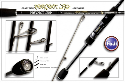 Спиннинг Crazy Fish Perfect Jig CFPJ-86-L-T, 2,60м, 2-10гр