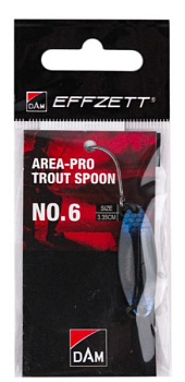 Блесна Dam FZ Pro Trout Spoon №6 3,35см 3,3г (Black Blue)