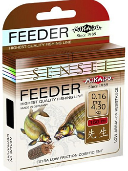 Леска Mikado Sensei Feeder 150м (0.16mm)