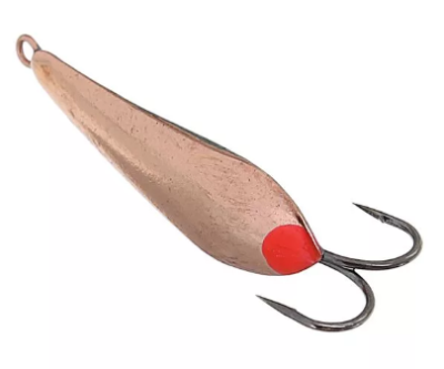 Блесна Пирс зимняя Окунёвая большая с двойным крючком 3,5г Блесна Пирс зимняя Окунёвая большая с двойным крючком 3,5г