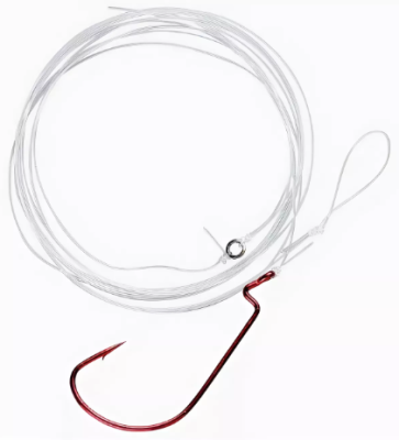 Крючок + поводок SPRO FS Reload Dropshot Leader Rig, №4, 0,28мм (3шт)