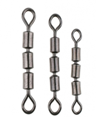 Вертлюг тройной Mikado TC01, №7, роликовый (10шт)¶ Вертлюг тройной Mikado TC01, №7, роликовый (10шт)¶