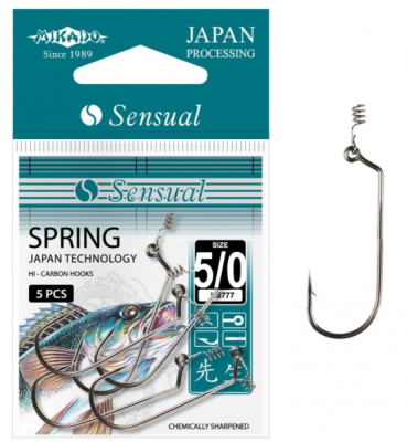 Крючок одинарный Mikado Sensual Spring BN №5/0