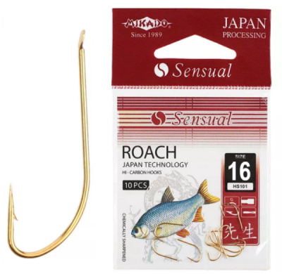 Крючок одинарный Mikado Sensual Roach G №16