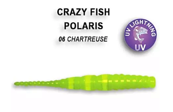 Приманка силиконовая Crazy Fish Polaris 1.8" 4,5см  (5-45-6-1)