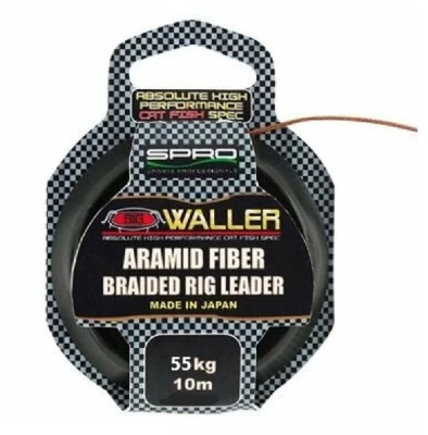 Поводочный материал карповый SPRO BW Aramid FB Braided Leaded, 10m, 55kg