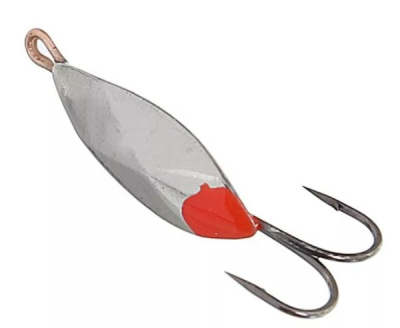 Блесна Пирс зимняя Ладья с двойным крючком 1,0г Блесна Пирс зимняя Ладья с двойным крючком 1,0г